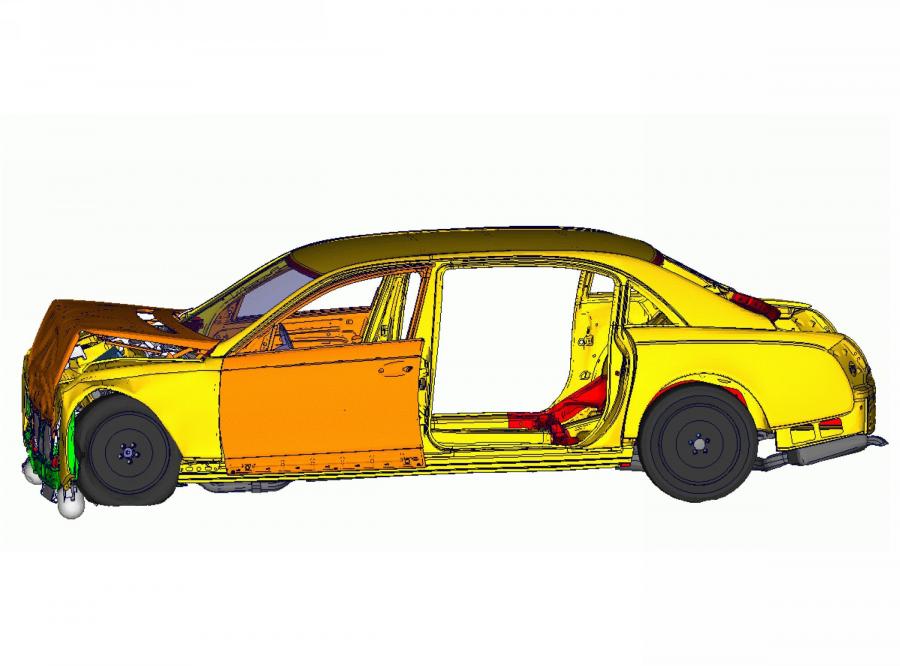 Детали создания Maybach 62 (V240) 2002 года  (фото 150 из 248)